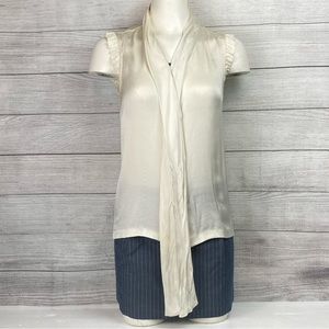 Kate Spade New York Ivory Scarf Neck Size 4